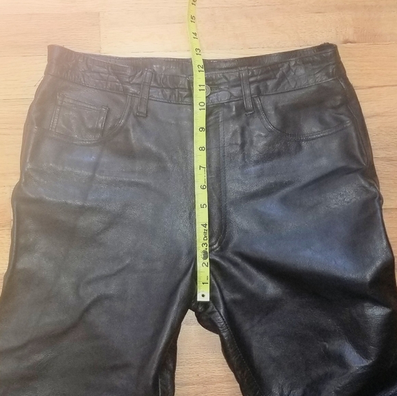 Vintage Leather (Levi's ?) Unisex Pants - Picture 13 of 16